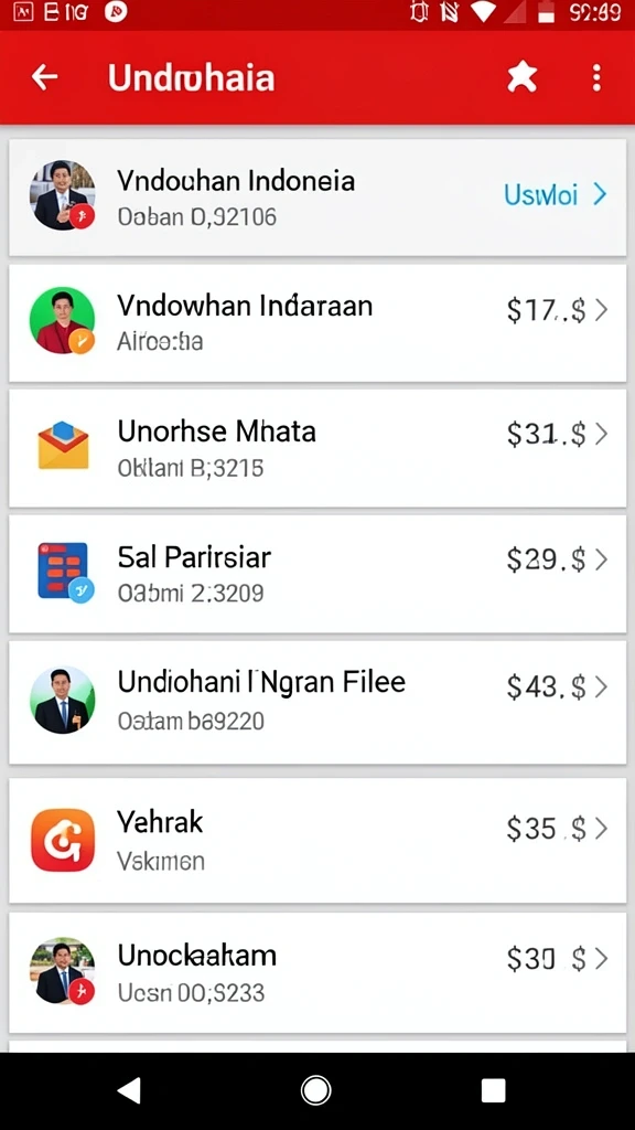 Tampilan antarmuka yang ramah pengguna dan intuitif.
