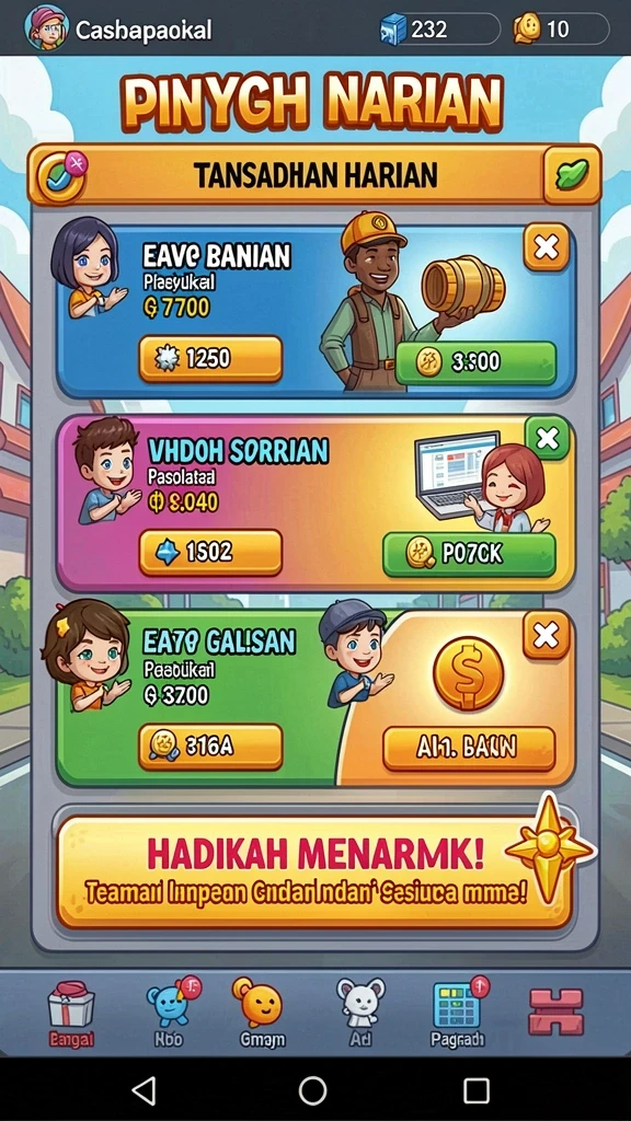 Gambar menunjukkan fitur bonus yang menarik bagi pengguna.