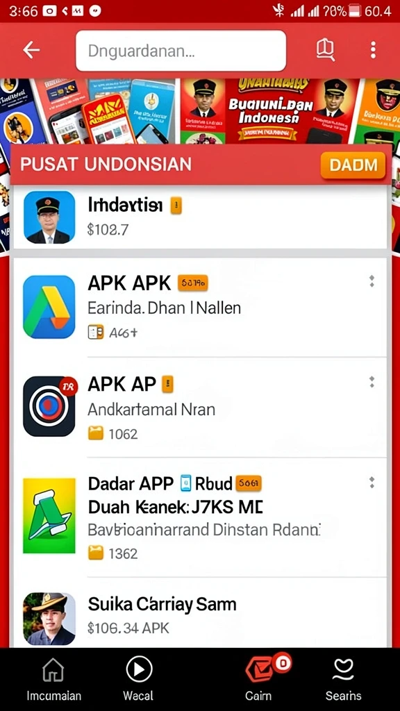 Beragam permainan slot yang menarik.
