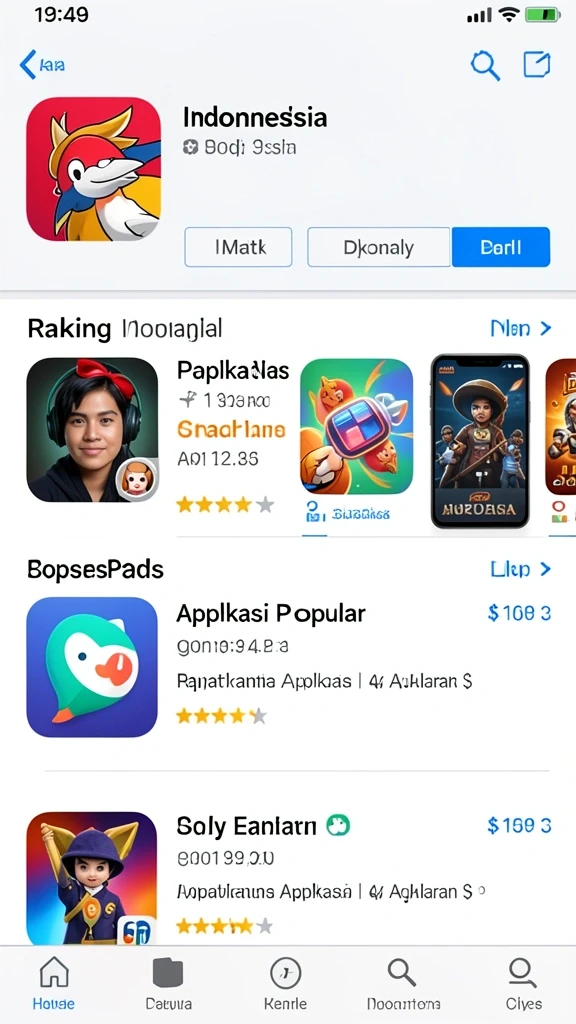 Tampilan antarmuka pengguna yang menarik dan intuitif.