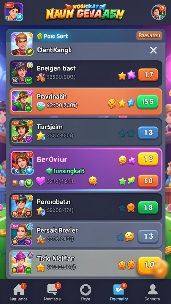 Fitur interaktif yang memungkinkan pemain berkomunikasi.