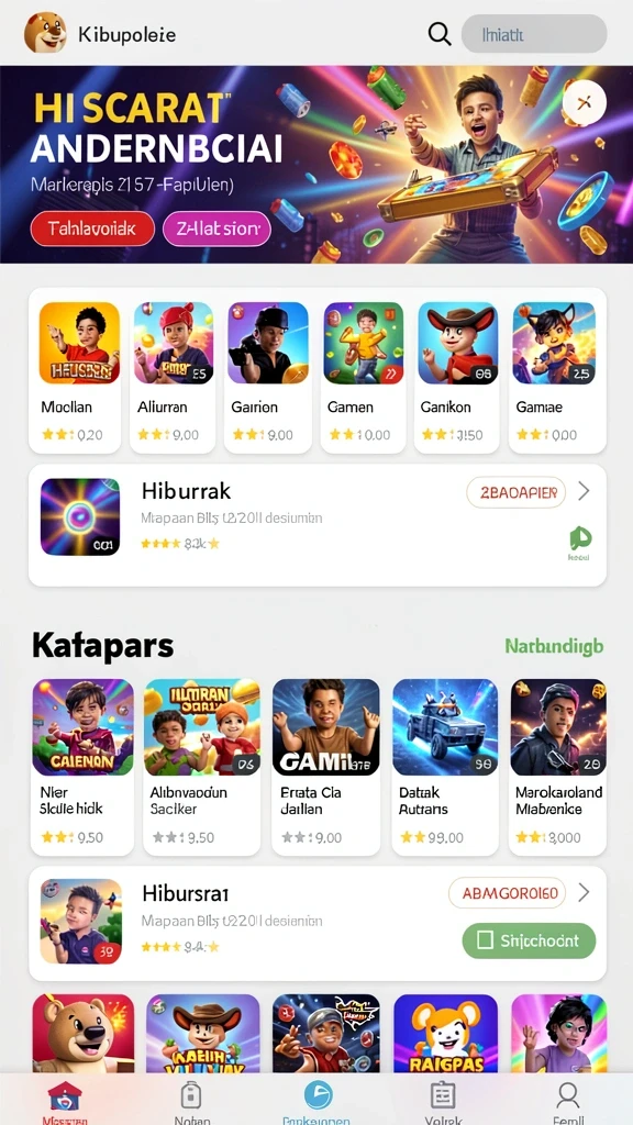 Pengaturan karakter yang menarik dan beragam.