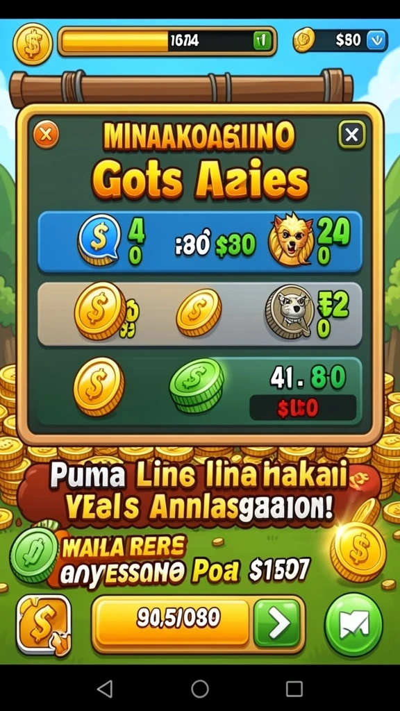 Screenshot dari level menantang yang harus dilalui.