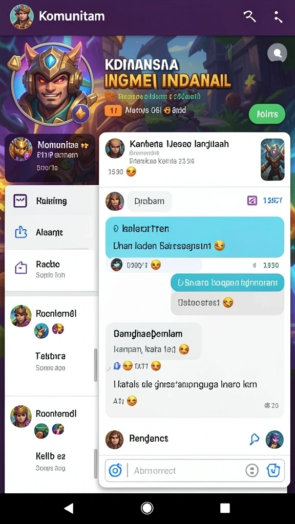 Tampilan antarmuka yang intuitif dan menarik.