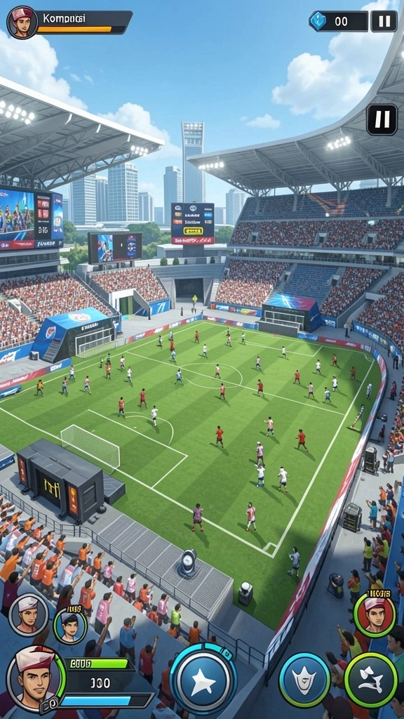 Screenshot menampilkan grafis yang memukau dari karakter dalam game.