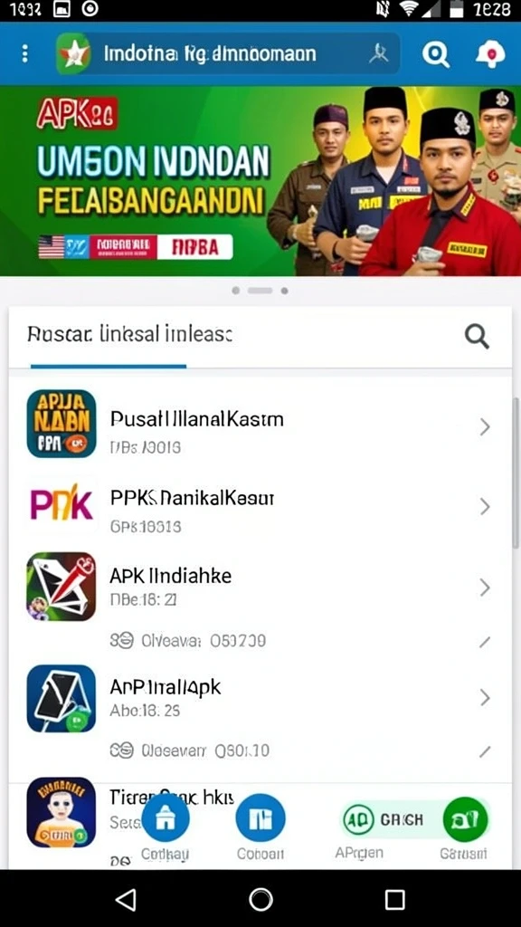 Tampilan antarmuka yang menarik dan modern.