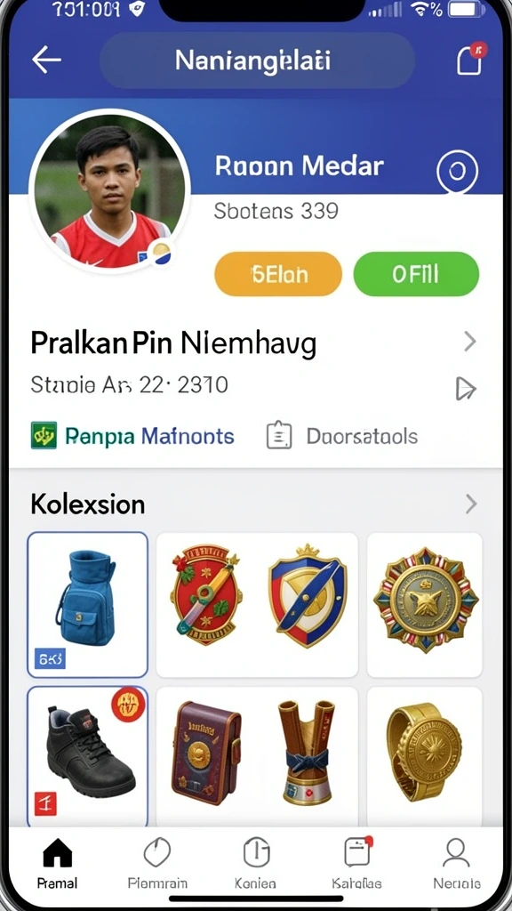 Fitur interaksi sosial yang menarik.