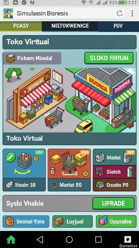 Tampilan antarmuka yang menarik dan modern.