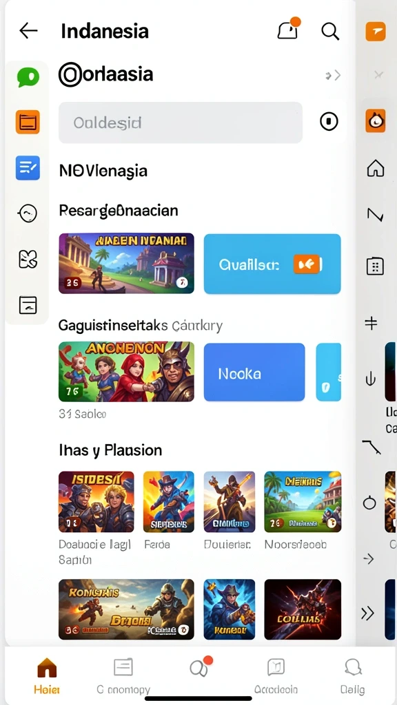 Screenshot mengilustrasikan fitur sosial yang memungkinkan interaksi antar pengguna.