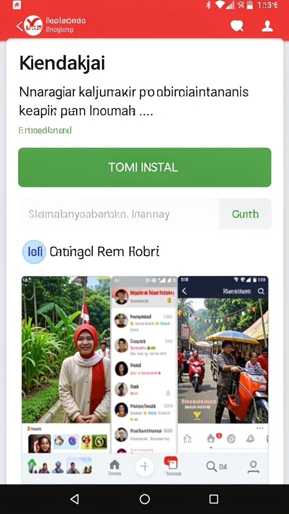 Tampilan awal yang memukau dan penuh warna.