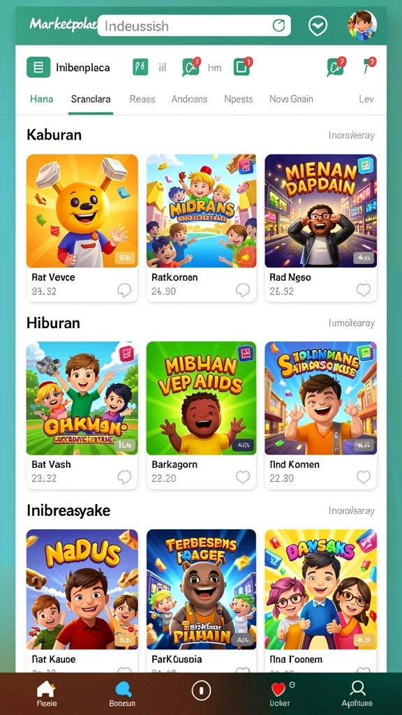Tampilan antarmuka yang modern dan ramah pengguna.