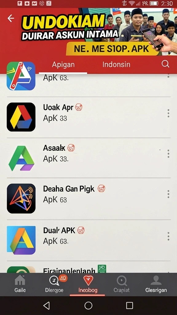 Tampilan antarmuka yang user-friendly dan menarik.