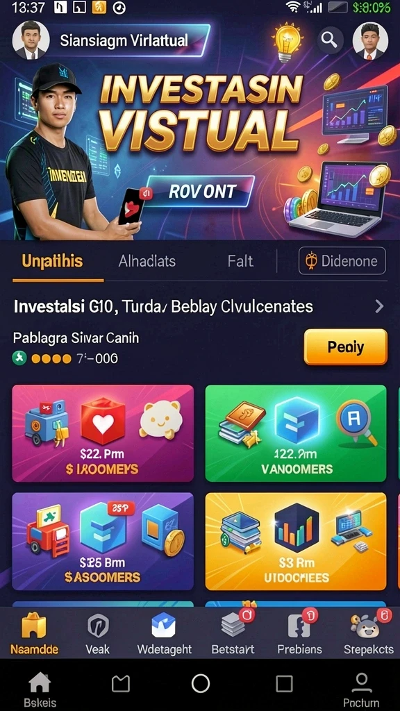 Pengalaman bermain yang penuh warna dan menyenangkan.