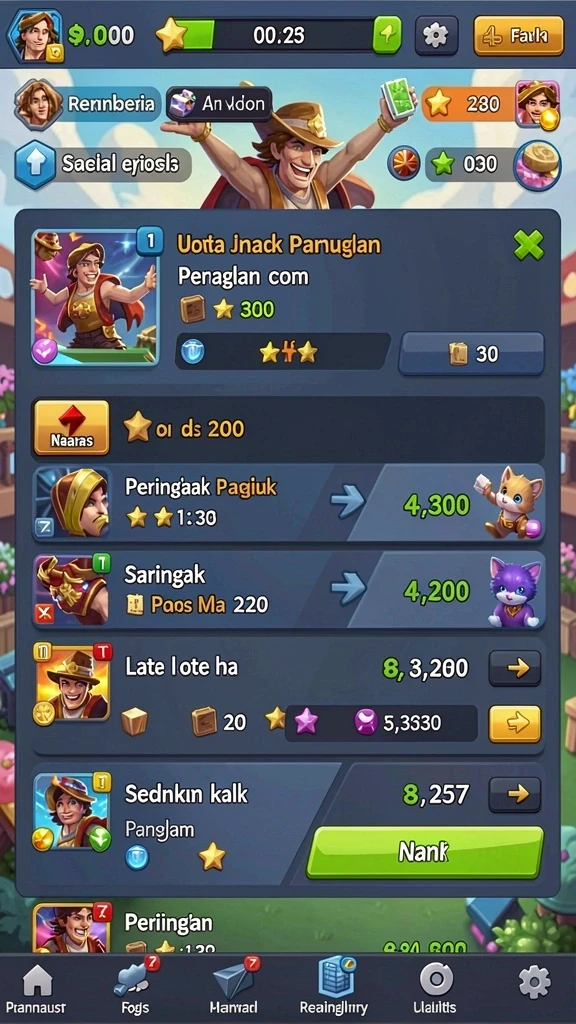 Level yang menantang dan seru untuk dimainkan.