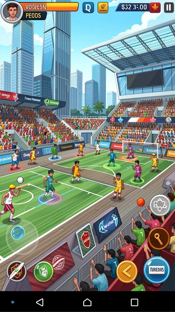 Fitur multiplayer yang memungkinkan bermain bersama teman.