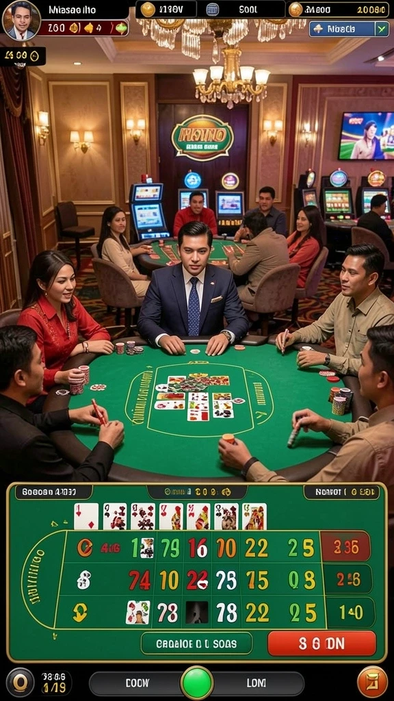 Momen seru dalam permainan multiplayer yang menghibur.