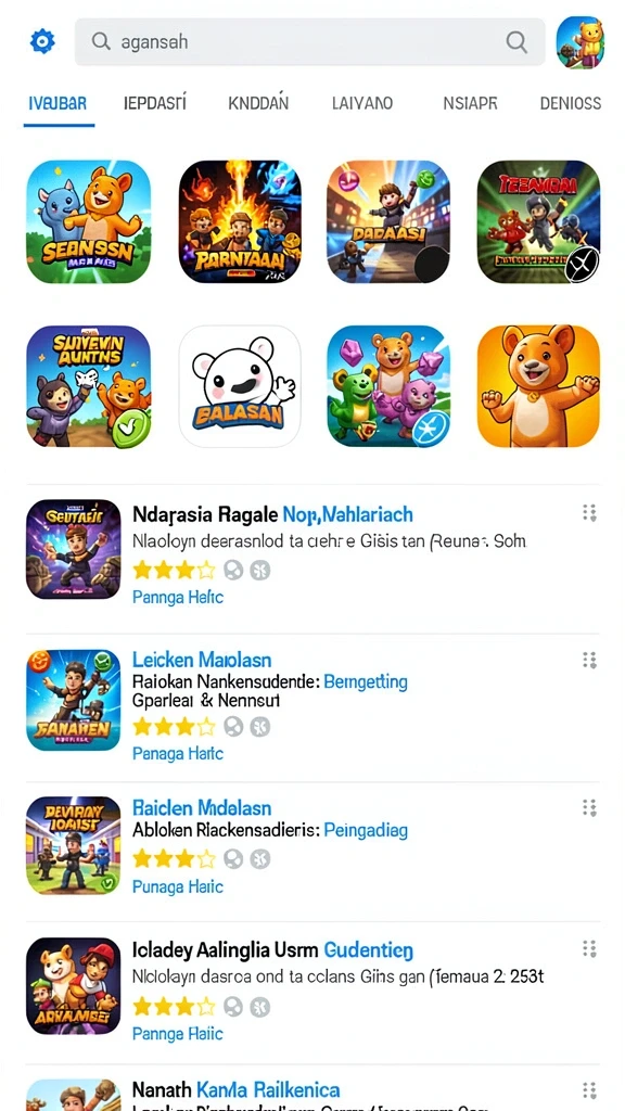 Pengguna sedang menikmati permainan slot yang seru.