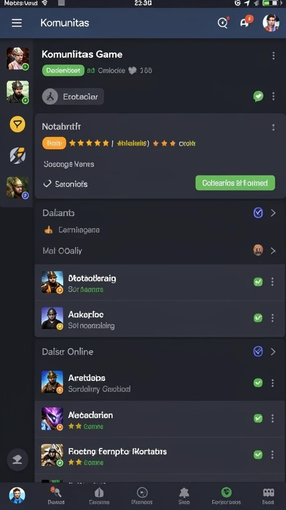 Tampilan dashboard aplikasi yang sederhana dan mudah digunakan.