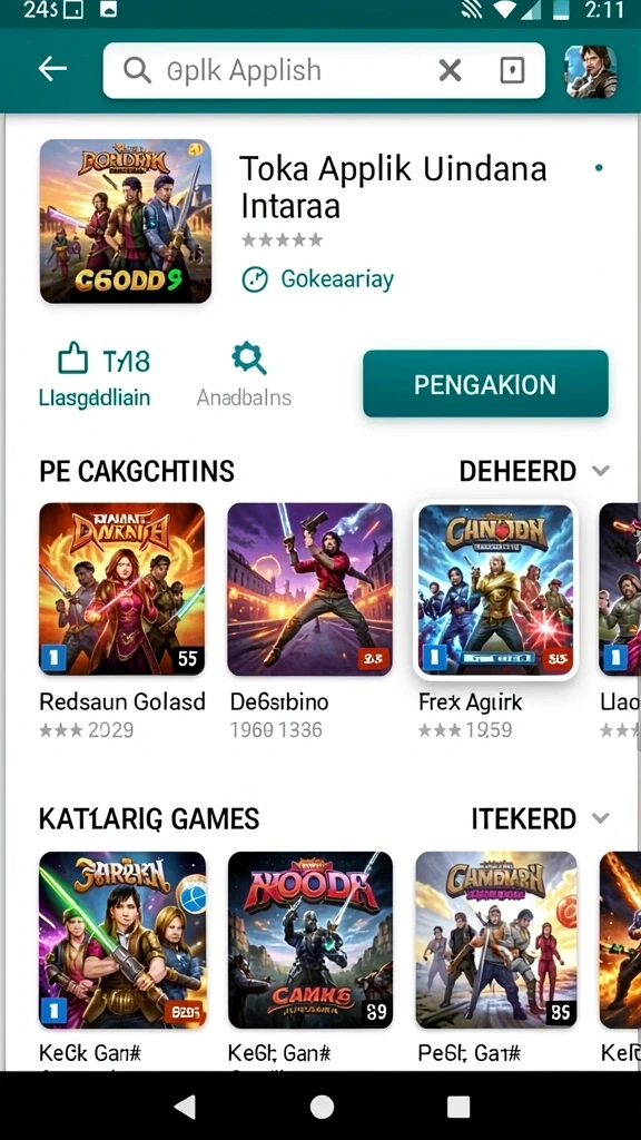 Tampilan antarmuka yang menarik dan mudah dinavigasi.