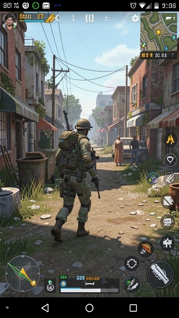 Screenshot menunjukkan karakter unik yang tersedia dalam game.
