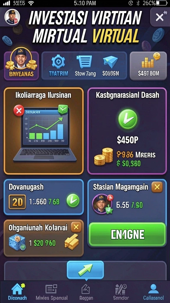 Tampilan antarmuka pengguna yang intuitif.