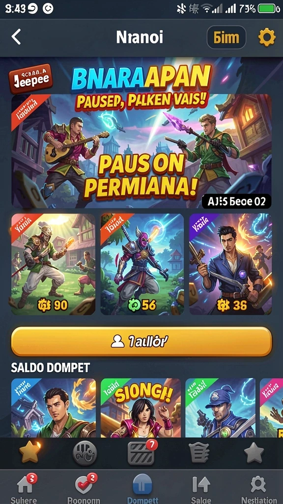 Screenshot menampilkan gameplay yang seru.