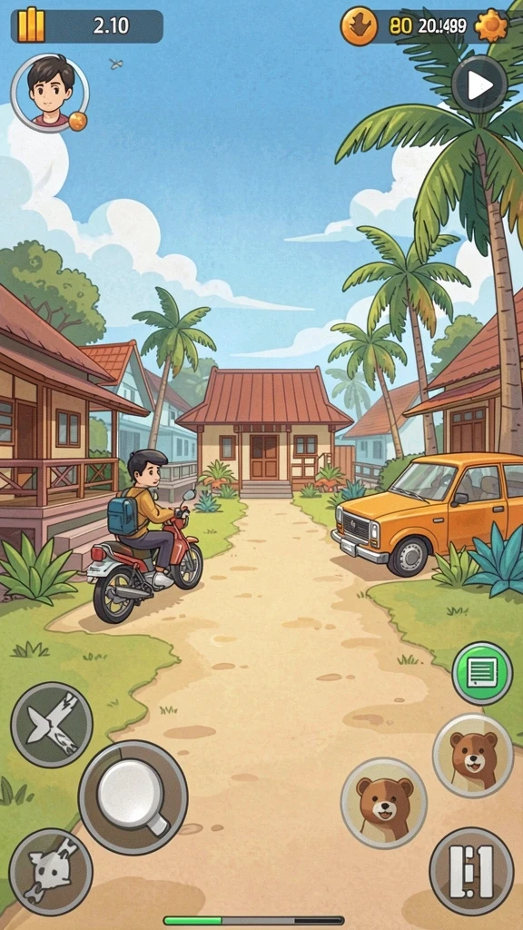 Mode multiplayer yang seru dan kompetitif.