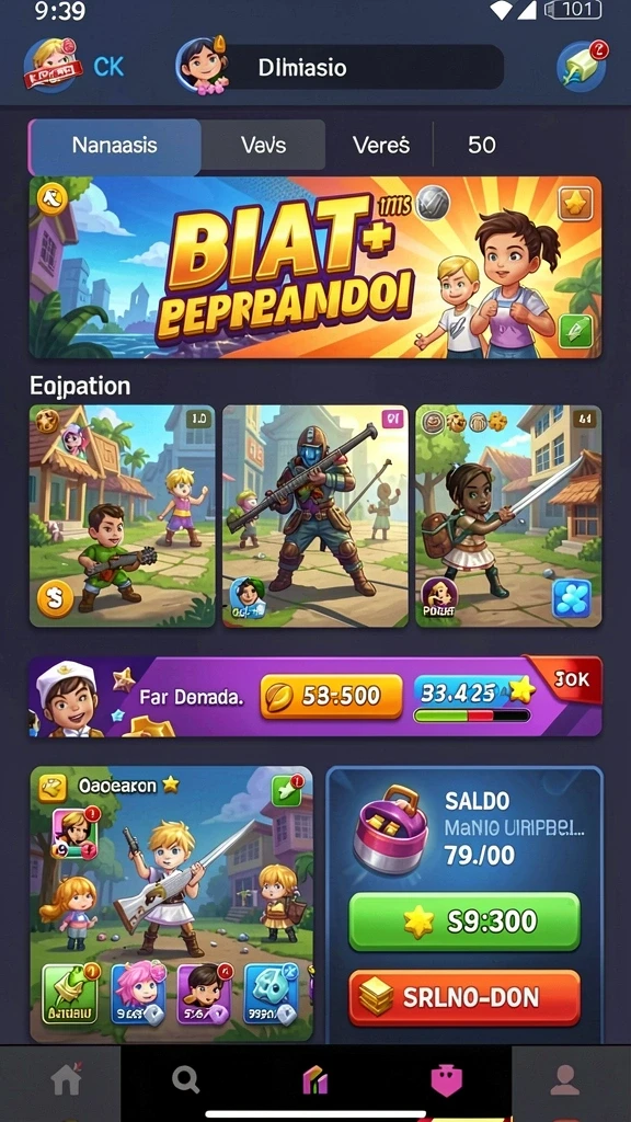 Screenshot momen seru saat menyelesaikan tantangan.