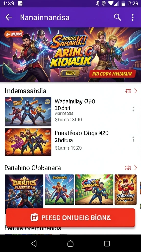 Tampilan antarmuka yang sederhana dan menarik.