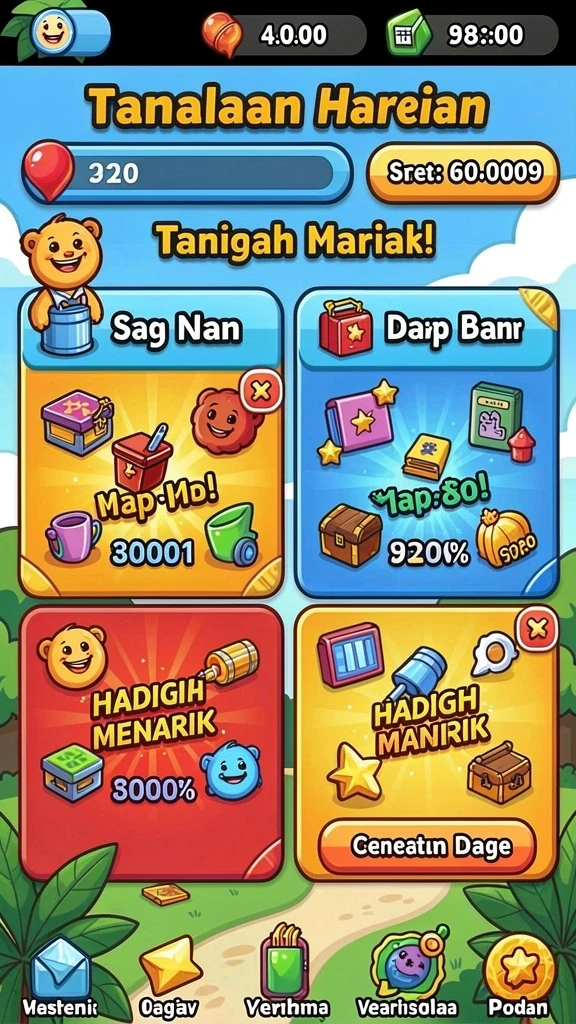 Tampilan antarmuka yang menarik dan mudah dipahami.