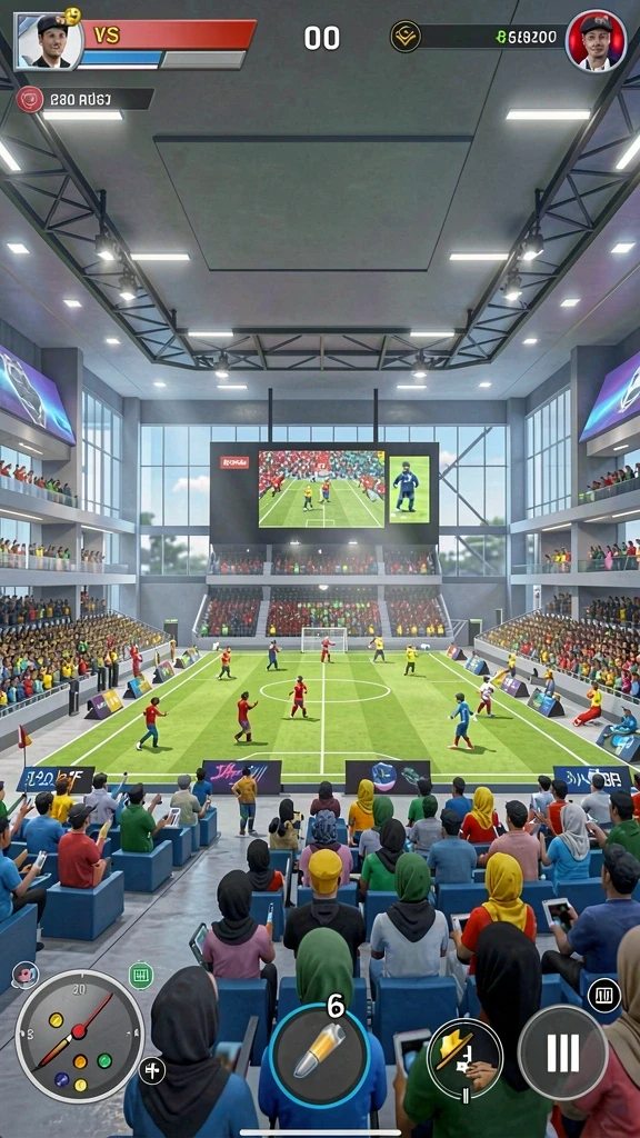 Tampilan antarmuka game yang menarik dan mudah dipahami.