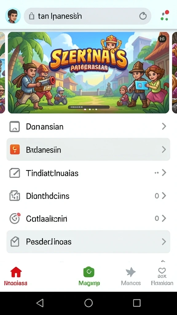Tampilan homepage SPIN707 dengan tema yang berwarna-warni.
