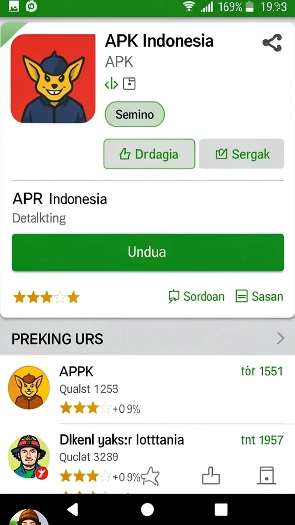 Tampilan antarmuka yang menarik dan mudah digunakan.