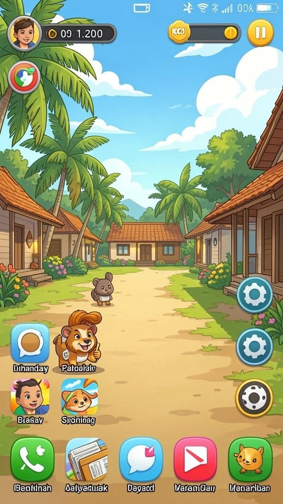 Tampilan antarmuka yang menarik dan modern.