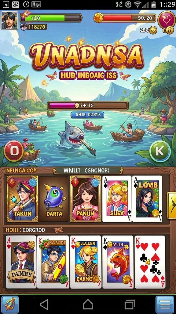 Screenshot aksi seru dalam permainan YY123.