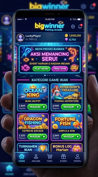 bigwinner — menu pengaturan
